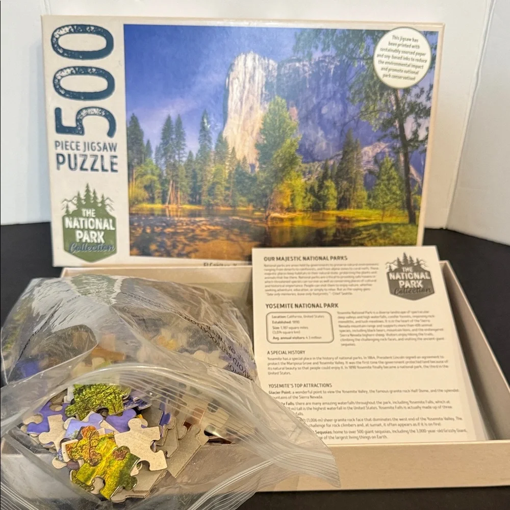 Hinkler 500 piece National Parks jigsaw puzzle Yosemite Park  SALE🔴3/$25 - Picture 4 of 4